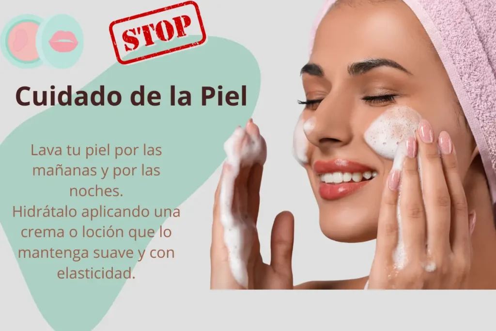 Cuidado de la piel Cuidado de la piel con maquillajes sencillos